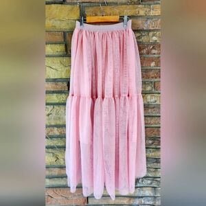 Dazy Mid Length Tulle - dust pink, size S
